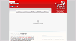 Desktop Screenshot of capsnseals.com